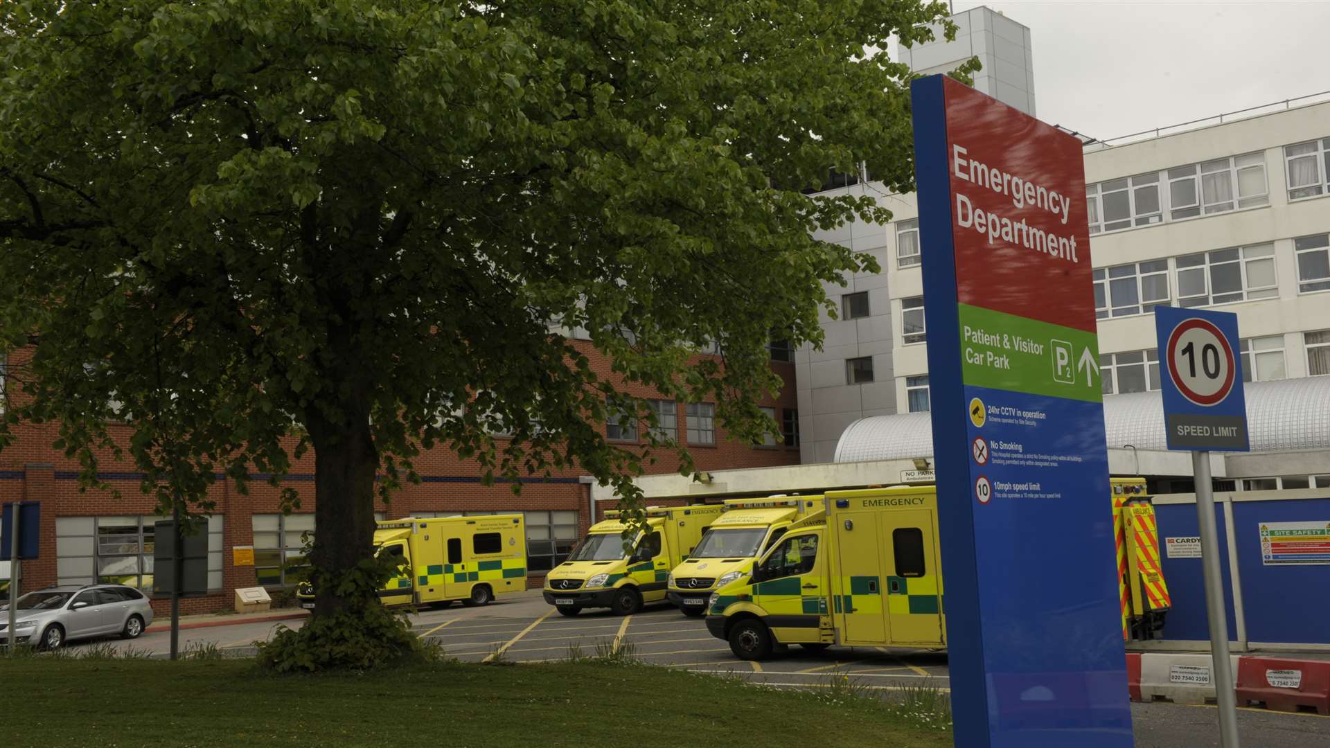 The Emergency Department at Medway Maritime Hospital.