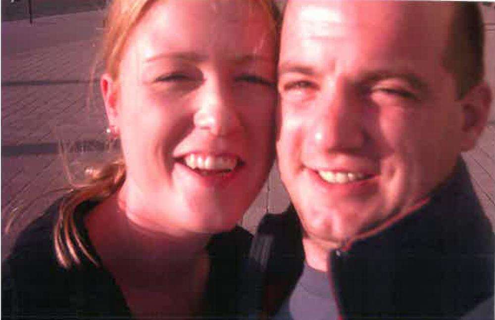 Tragic Simon Willson with his wife Melanie