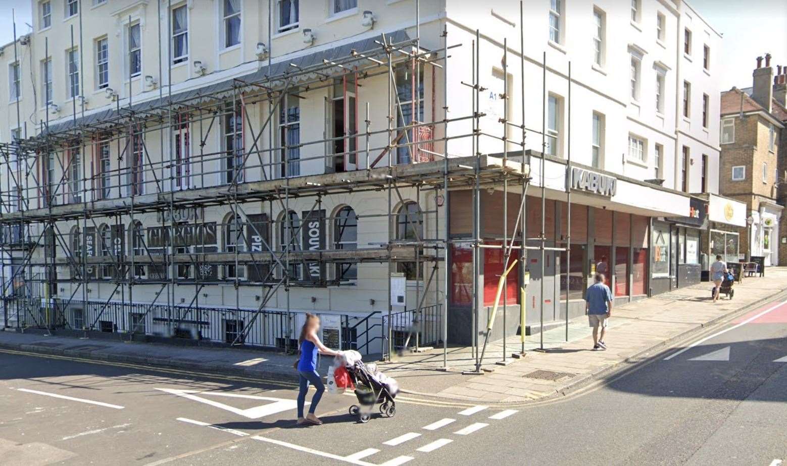 There are plans for the former Kabuki bar in Margate to become a store front for a global fashion brand. Picture: Google Street View