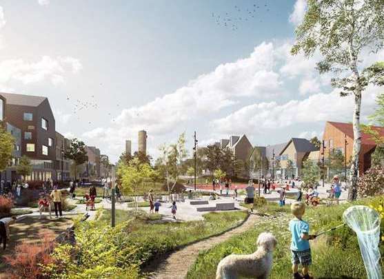 Winterbourne Fields, near Dunkirk, could now have more than 2,000 homes. Picture: Shaptor Capital