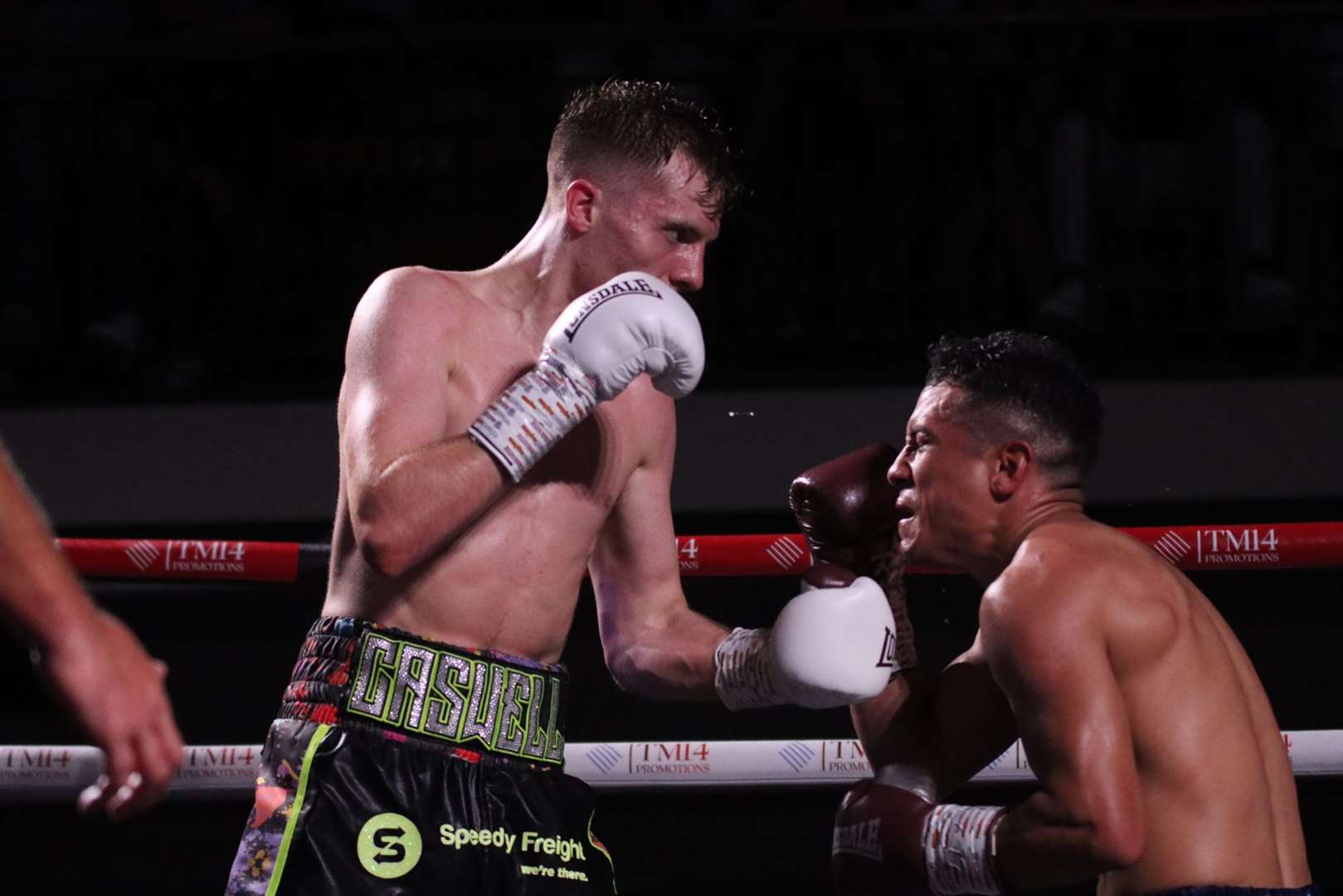 Robert Caswell beat Jayro Fernando Duran on points at York Hall Picture: Max English @max_ePhotos