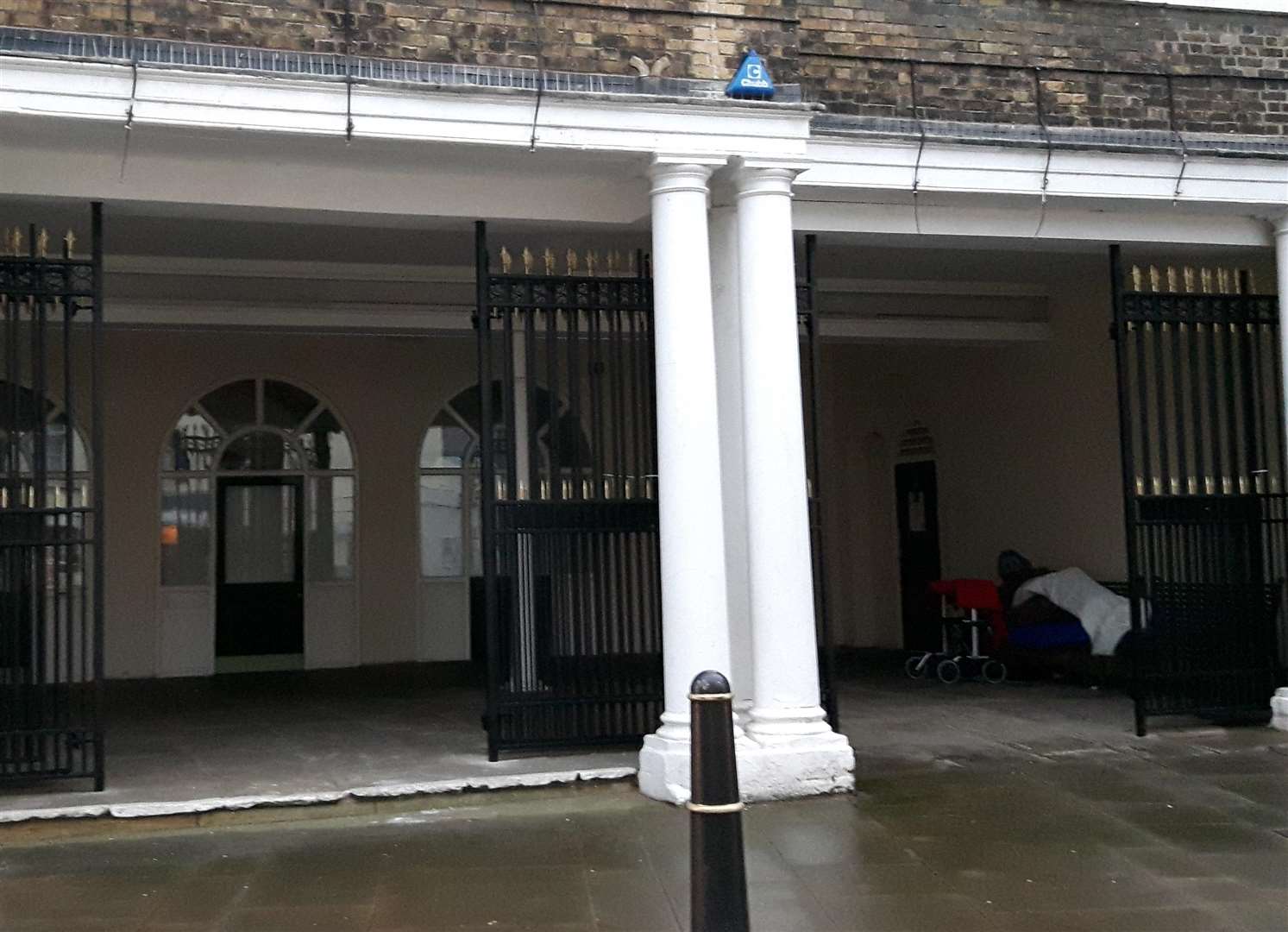Some feel the new railings are taking away shelter from the homeless