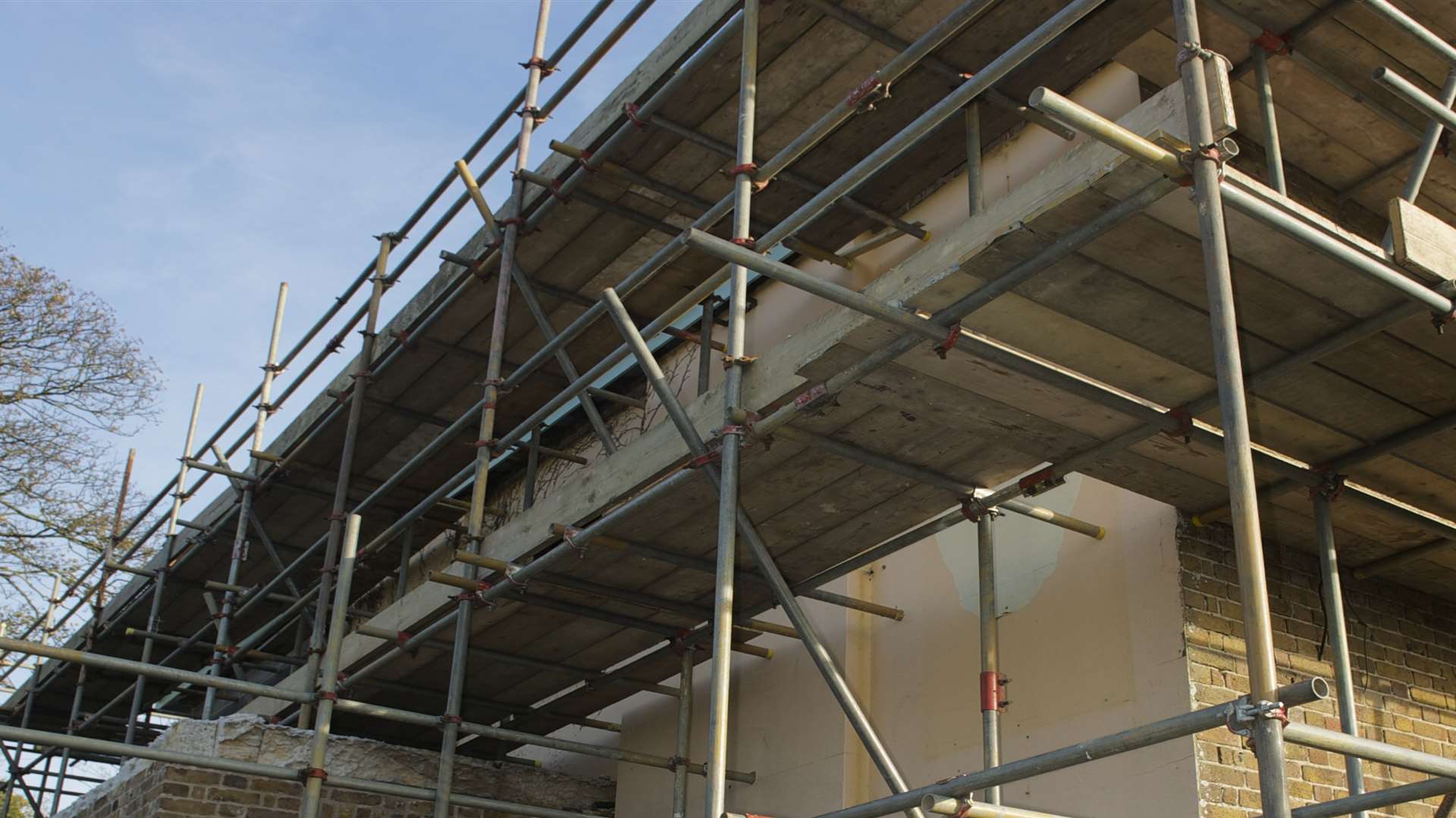 Scaffolding worth £4,000 was taken according to police. Stock picture