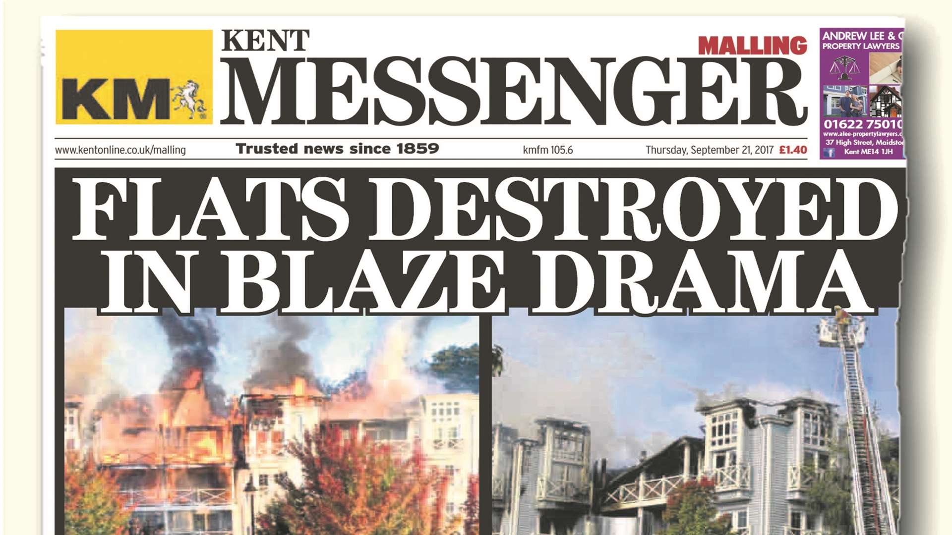 How we reported the blaze