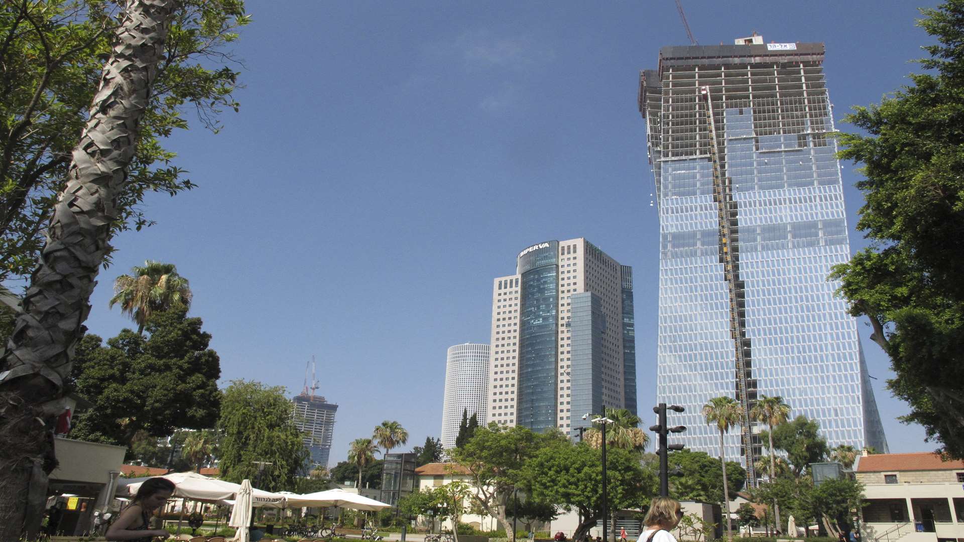 The skyscrapers in Tel Aviv could have been in London or Tokyo. Picture: Suz Elvey