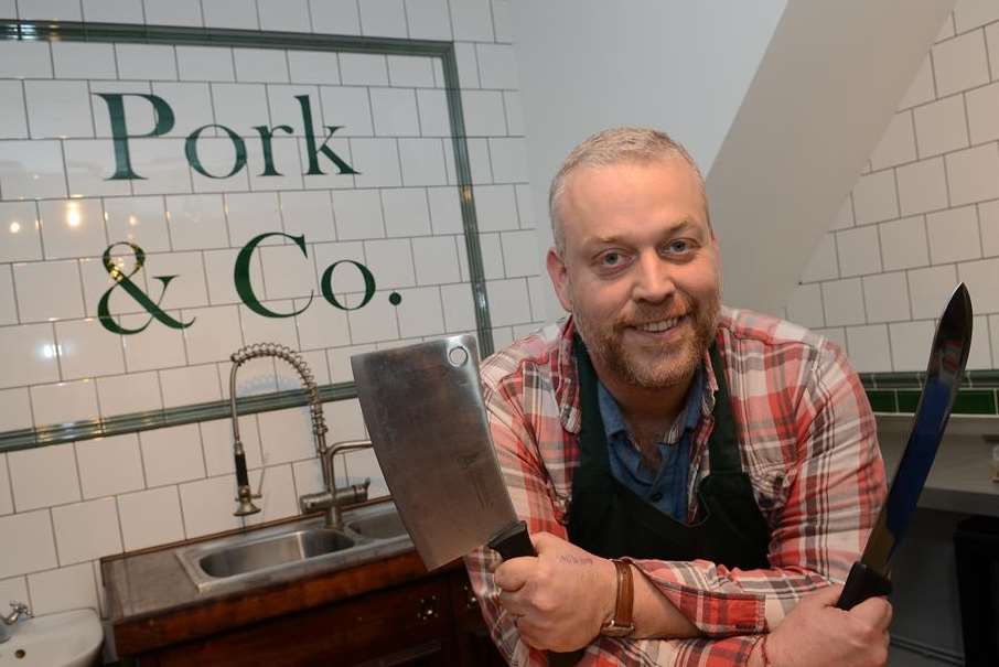 Sam Deeson at Pork and Co in Sun Street, Canterbury