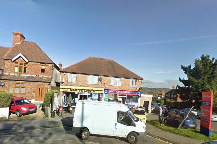 Outside the One Stop Shop in Sevenoaks. Picture Google Street View