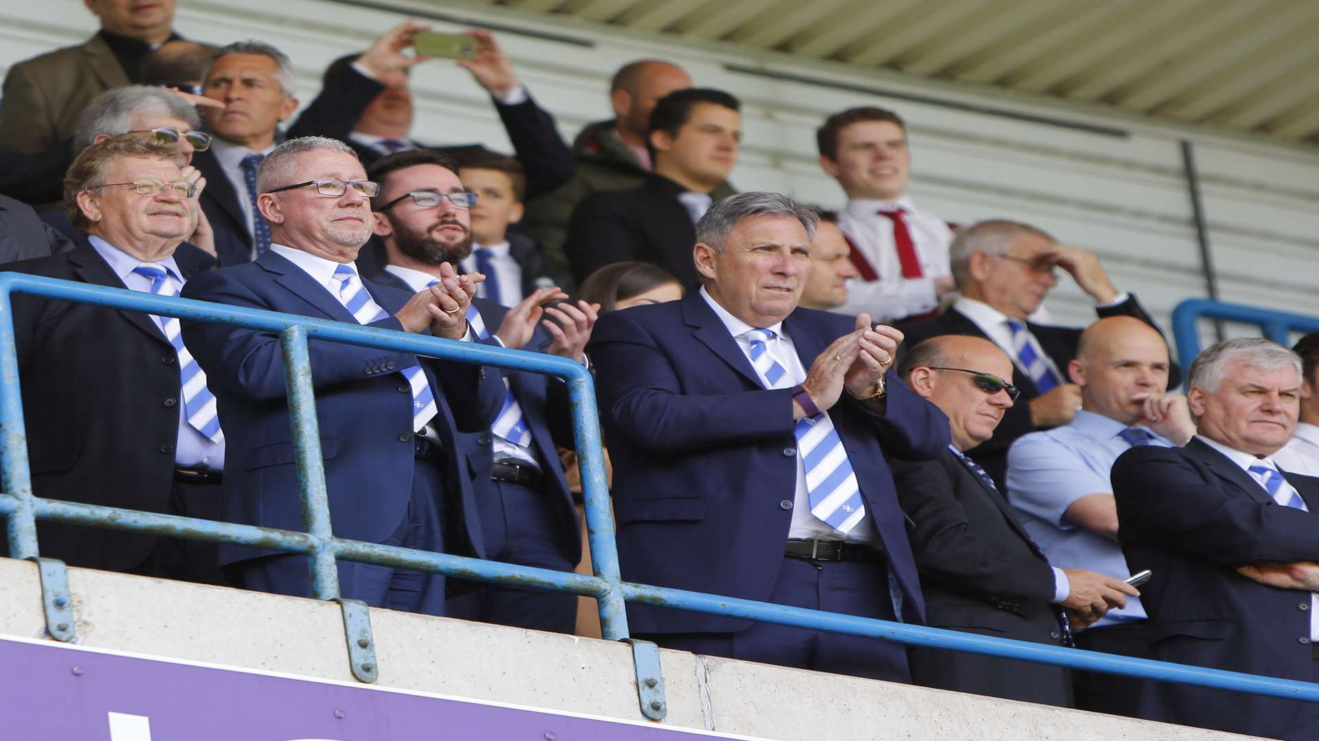 Gills chairman Paul Scally with some of the club's directors Picture: Andy Jones