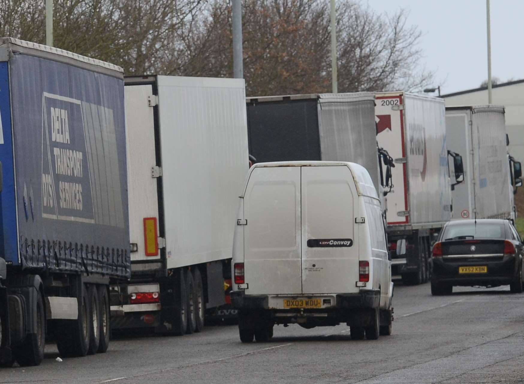 Councillor Holden is calling for lorries to be banned from parts of Kent. Picture: Gary Browne