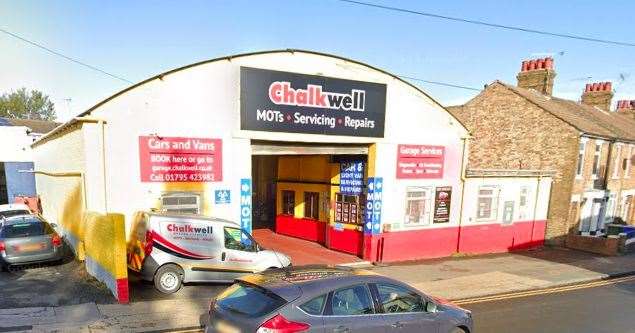Chalkwell Garage Services has closed. Picture: Google