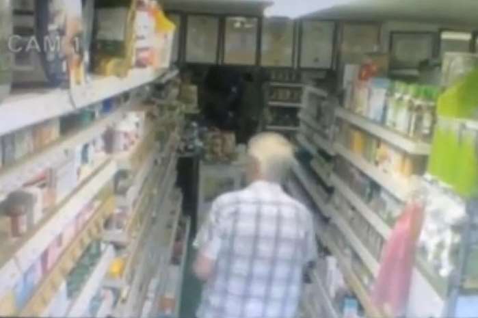A customer on camera in Whitstable Nutrition Centre