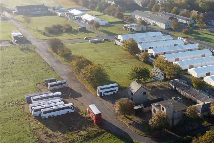 The immigration processing facility at Manston
