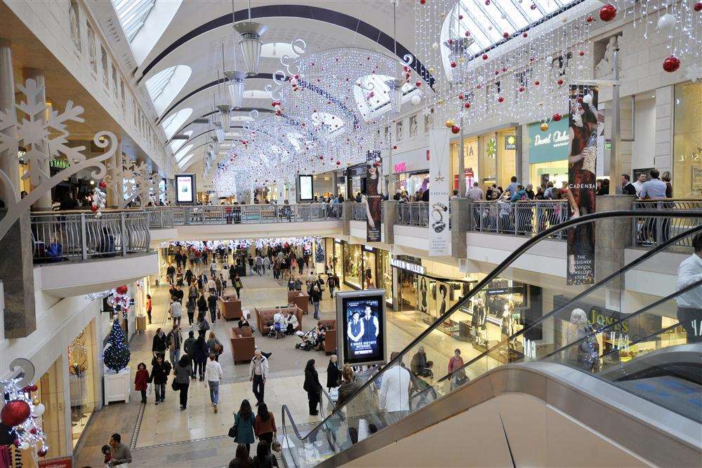 Shoppers are expected to flock to shopping centres including Bluewater this weekend