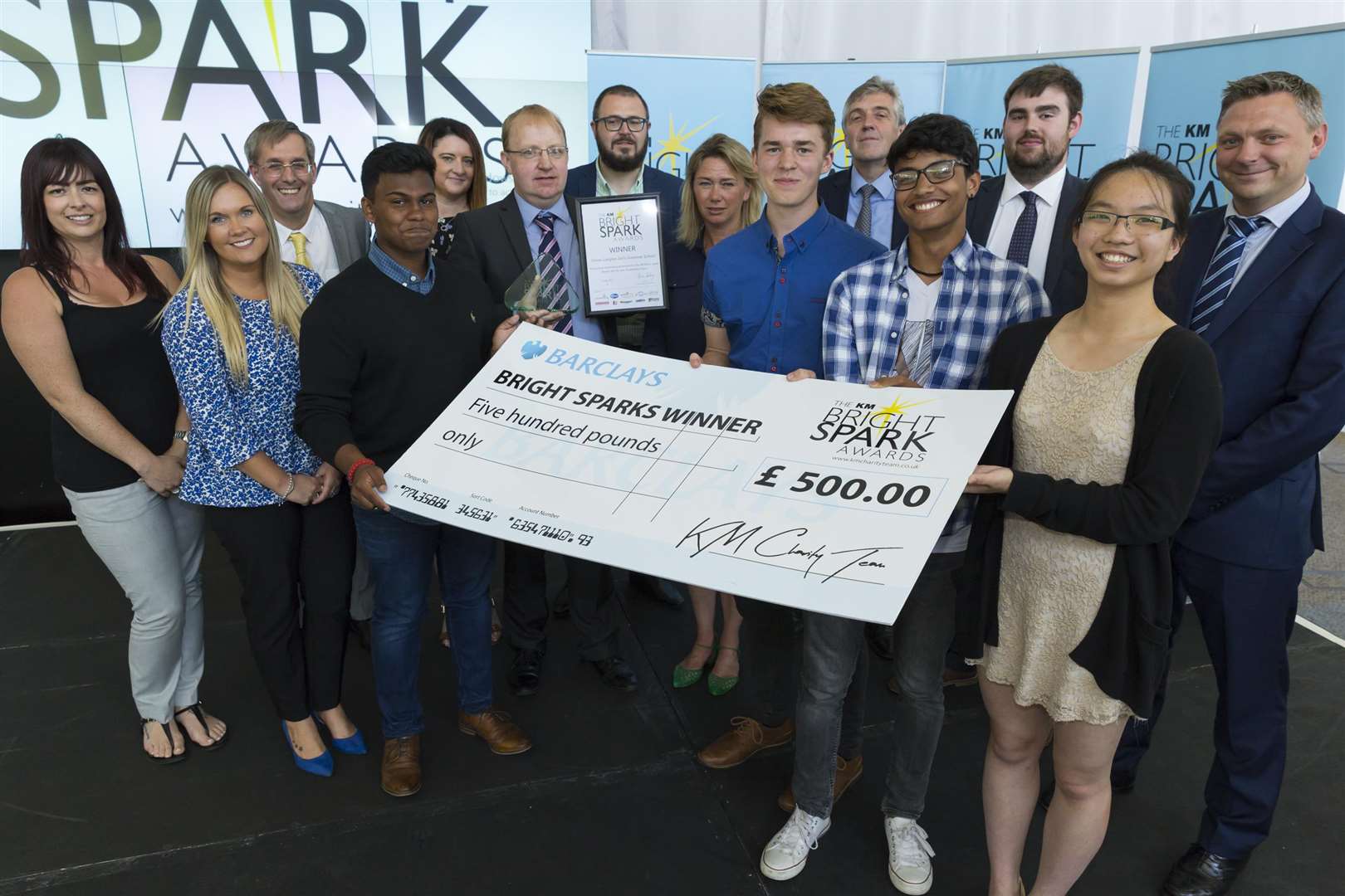 Last year a team from Simon Langton Grammar School were crowned Bright Spark Awards champions 2017 for their project, 'Does biodiversity make us happy?' (2222663)
