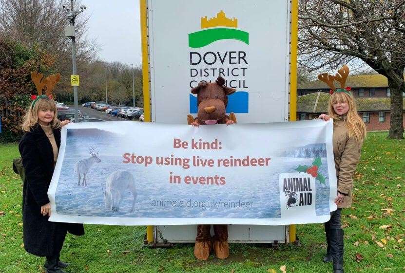 Animal Aid has long campaigned against the use of reindeer, and all animals, in festive parades.