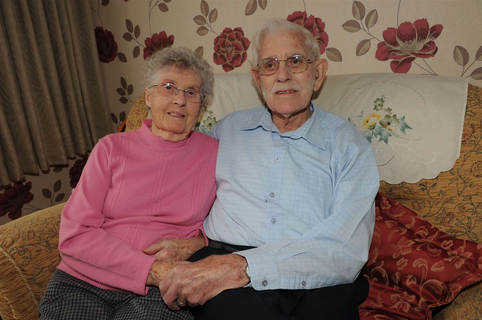 Frank and Frances KIng celebrate their 70th wedding anniversary.