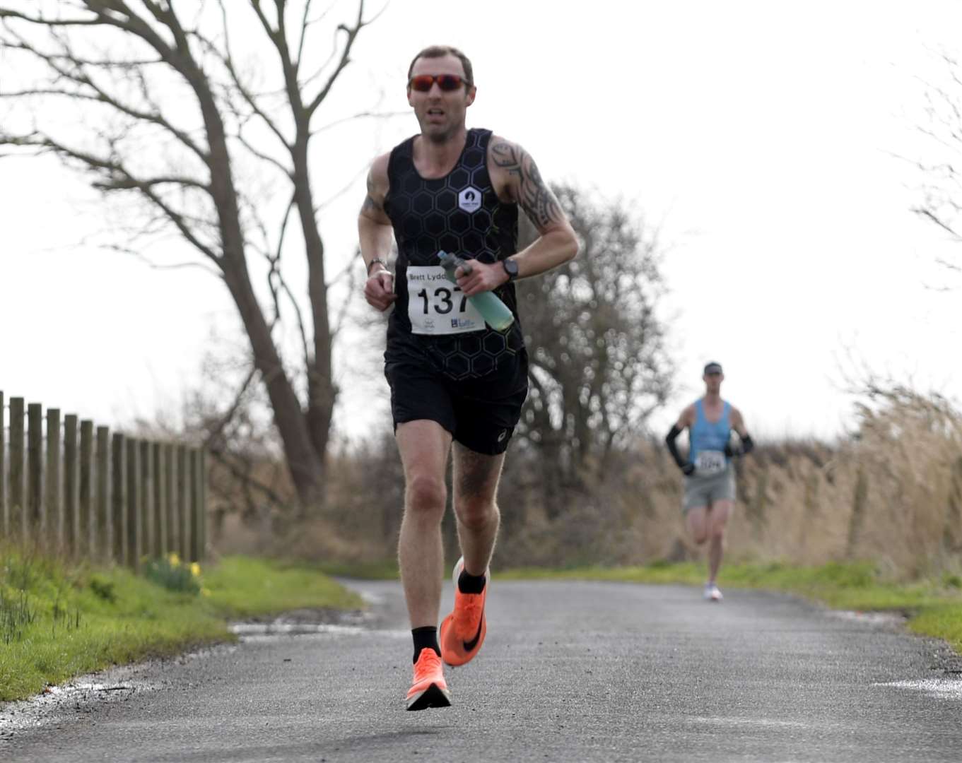 Anthony Bradley completed the top-three finishers in the men's 20-mile race. Picture: Barry Goodwin (62961916)