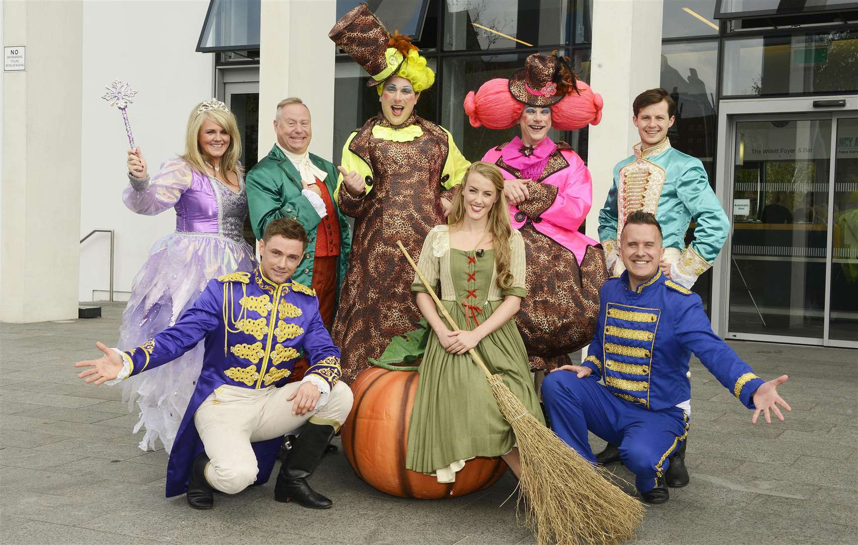 The Marlowe Theatre's Cinderella cast Picture: Paul Amos