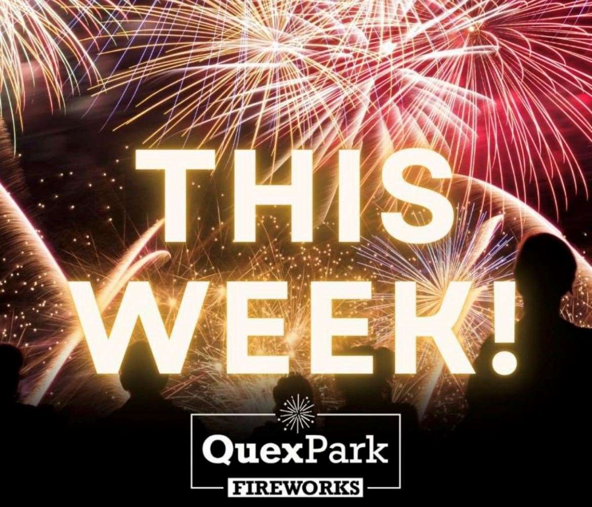 The Quex Park firework display will take place this Saturday, November 4. Picture: Maya Amangeldiyeva