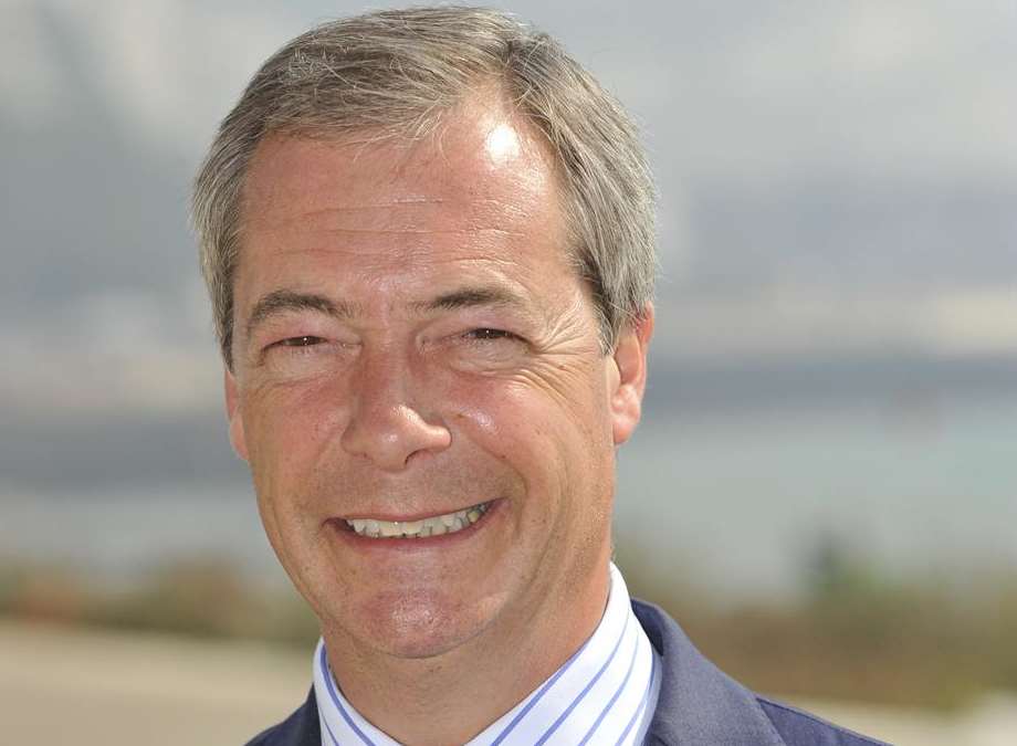 UKIP leader Nigel Farage has his eyes on a Kent seat