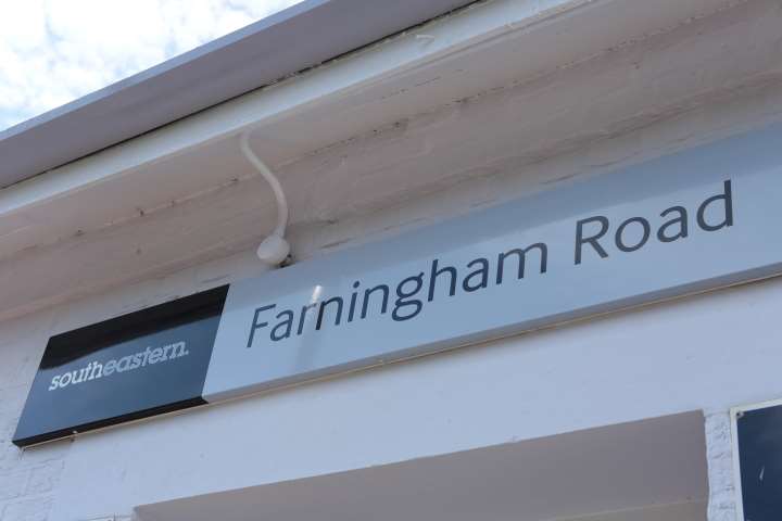 The fatal accident took place close to Farningham Road station
