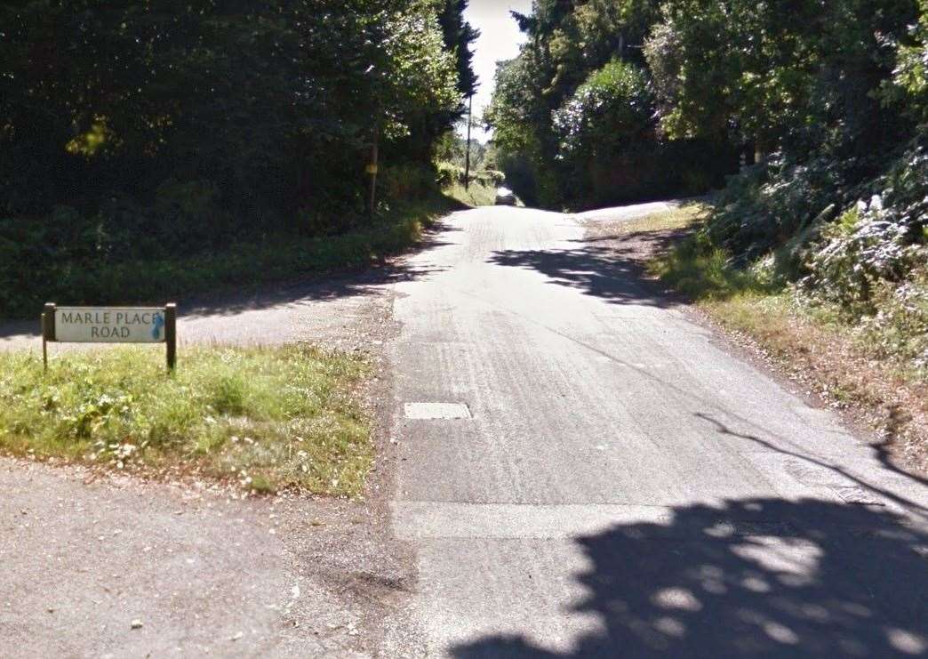 Marle Place Road in Brenchley near Tonbridge. Picture: Google Street View