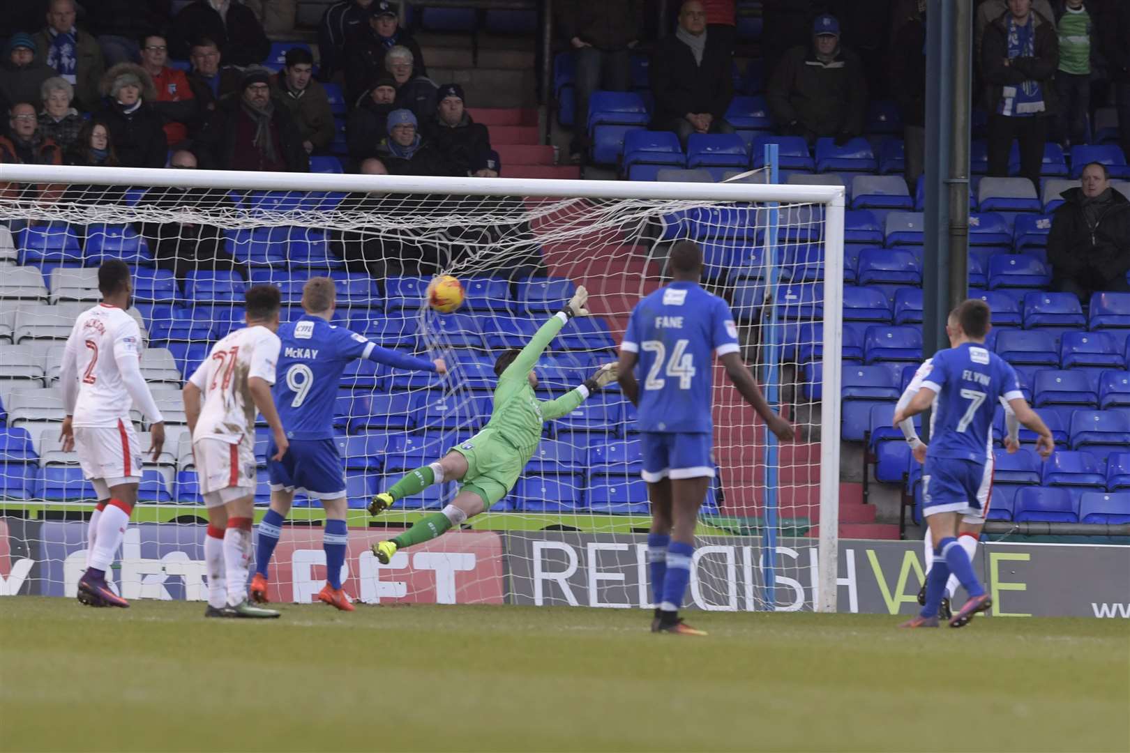One goal was enough for Oldham last time around Picture: Barry Goodwin
