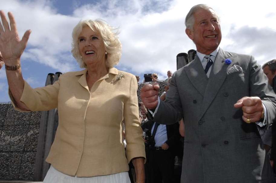 The Duchess of Cornwall on a visit to Kent with Prince Charles. Picture: Chris Davey