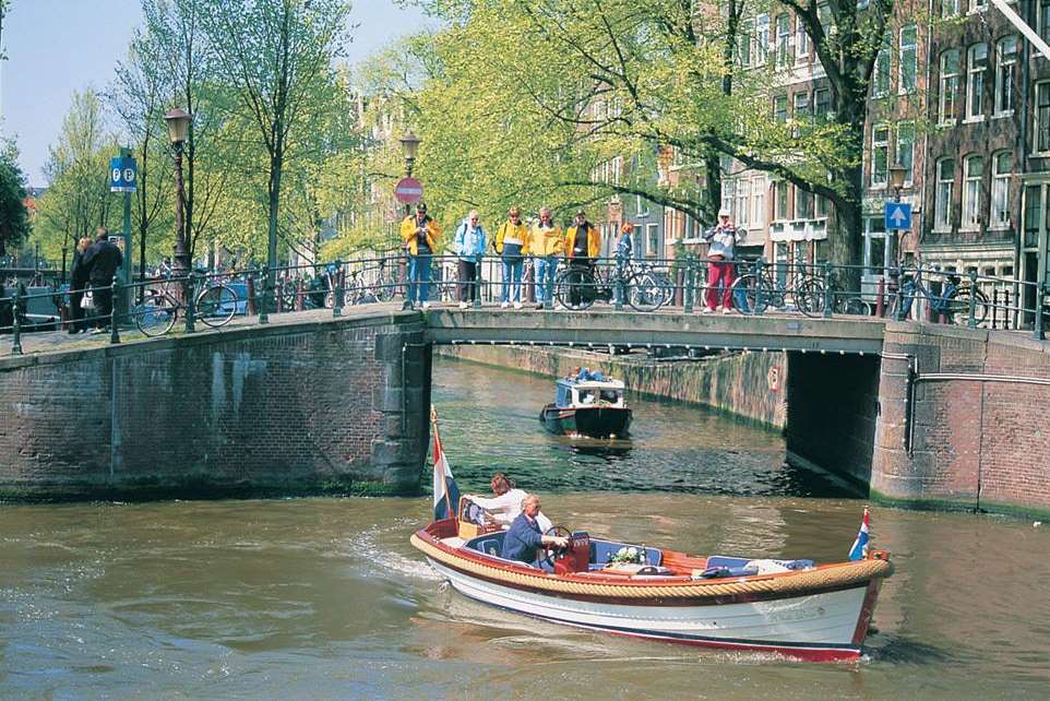 River scene in Amsterdam