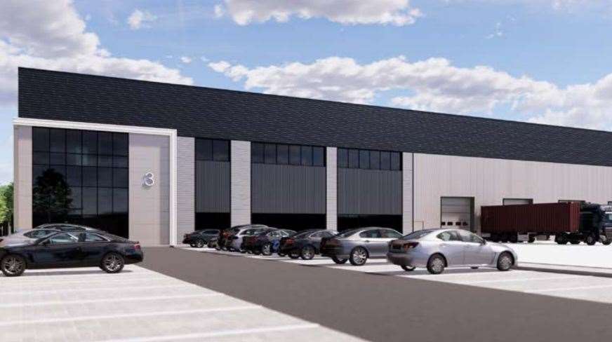 An artist’s impression of how the warehouses could look. Picture: UMC Architects