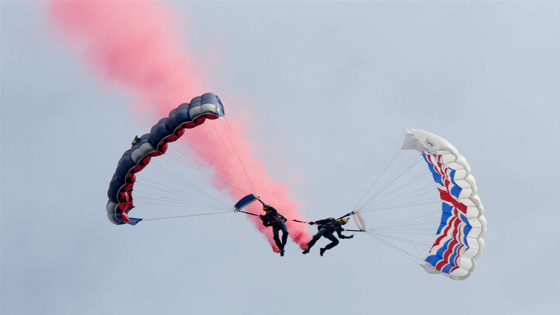 Acrobatic display teams in action. Pic by Wayne McCabe