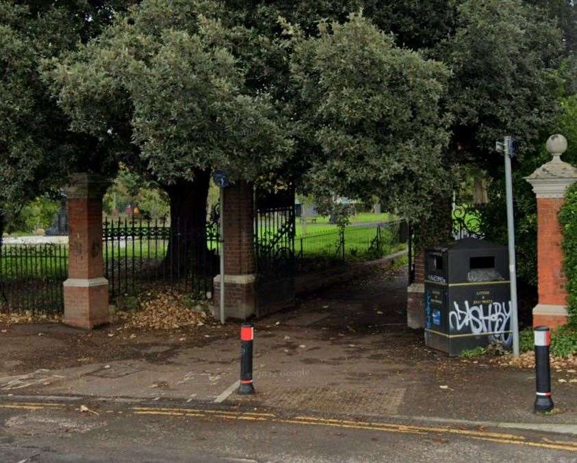 The robbery happened near Dane Park in Margate. Picture: Google