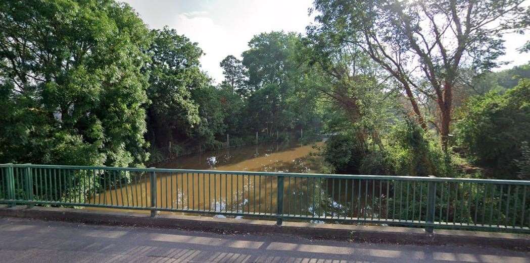 A man's body has been found in the River Medway in Tonbridge. Photo: Google Street View