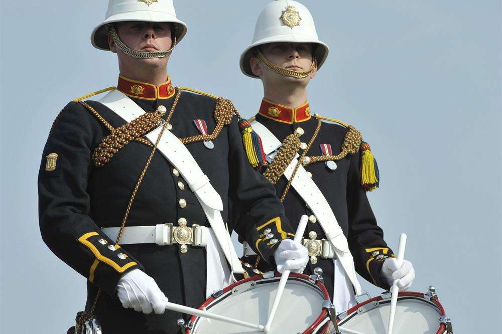 Band of HM Roayl Marines concert and Beat Retreat, Walmer bandstand