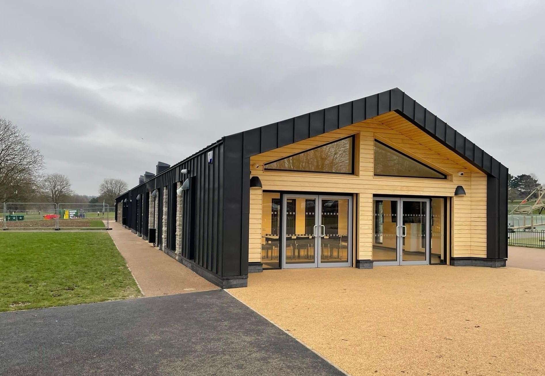 The Mote Park cafe in Maidstone is set to open in the Spring. Picture: Matt Lilley