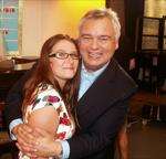 Jade gets a cuddle from presenter Eamonn Holmes