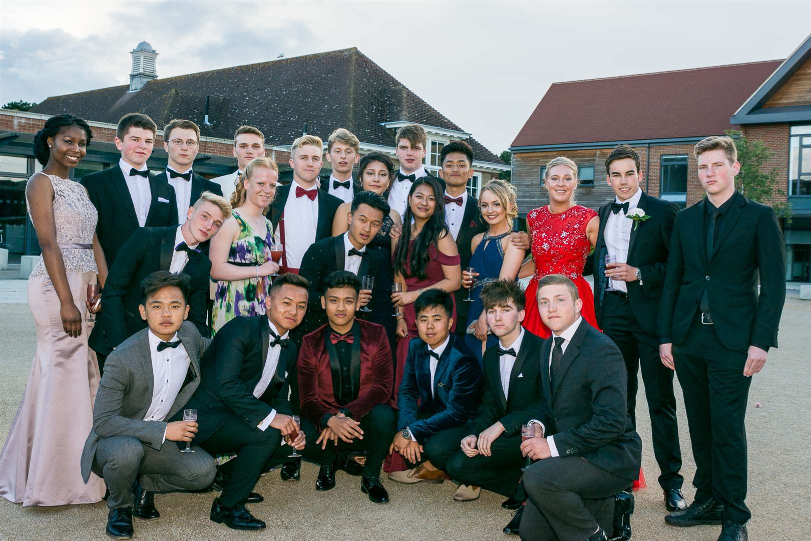 Duke of York's Royal Military School students were all over the world when it came to getting A Level results, but they celebrated in style at their summer prom