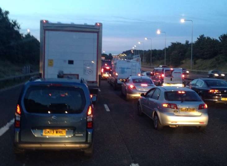 Drivers are still trapped on the M25