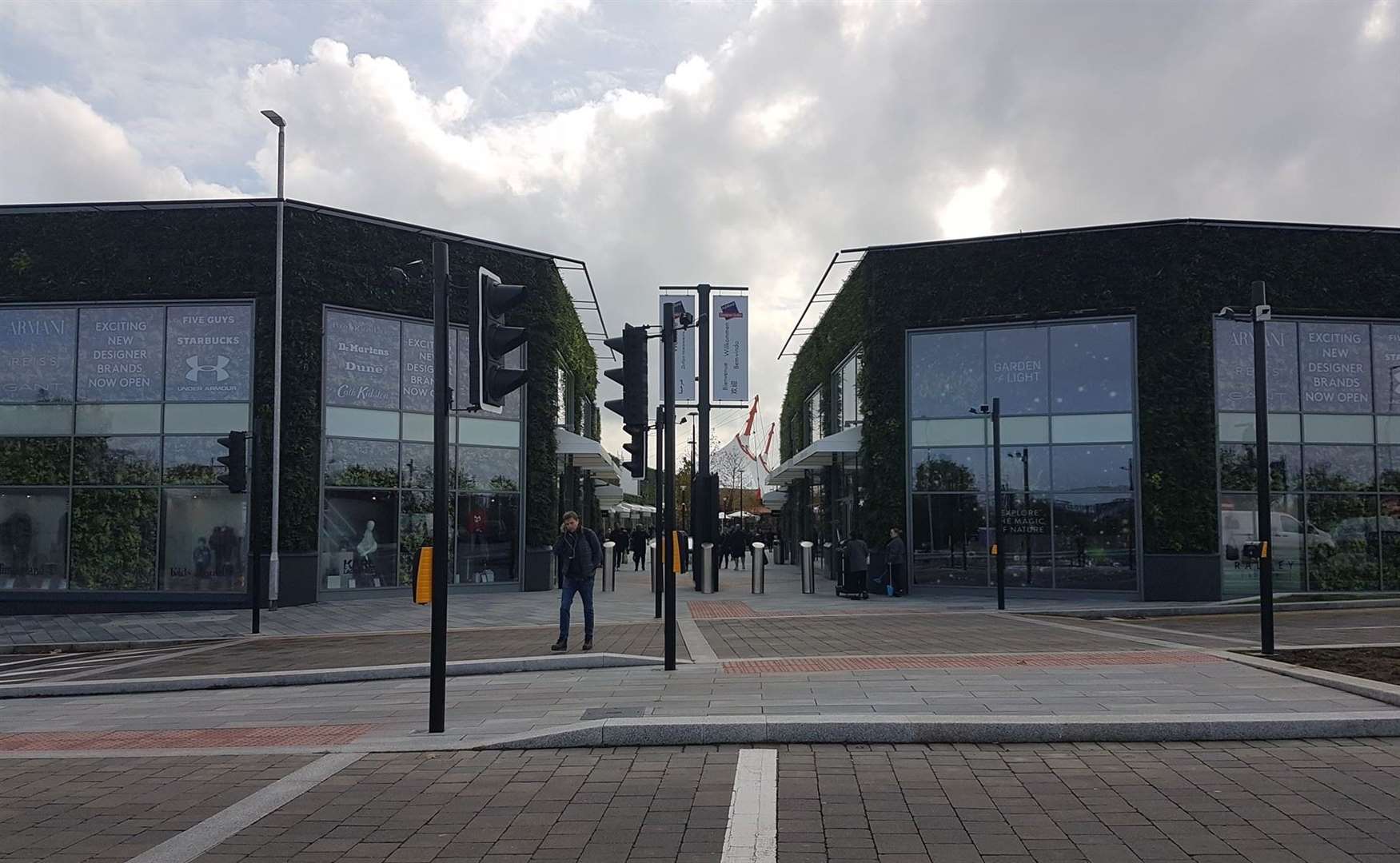 The completed outlet along Newtown Road in Ashford