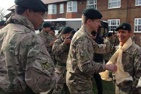 Gurkha soldiers return to Shorncliffe