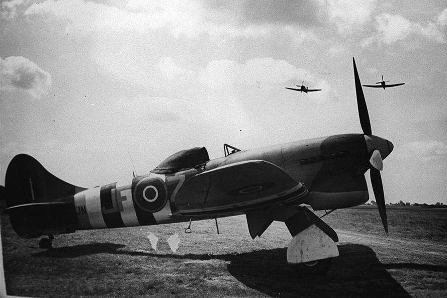 A Hawker Tempest fighter