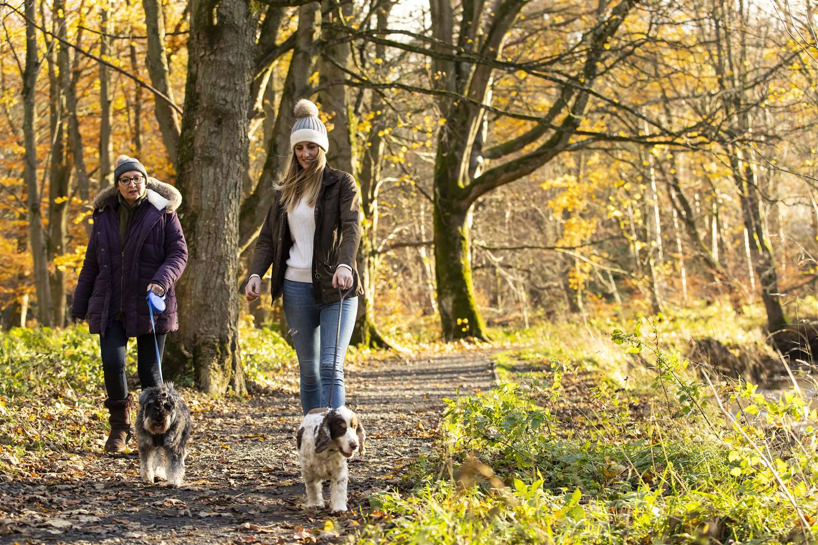 There are still some sites where you can enjoy a walk Picture: National Trust/Chris Lacey