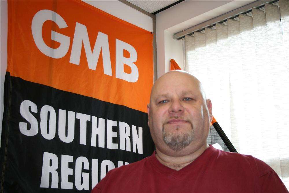 Mike Ongley, Medway branch secretary for the GMB Union