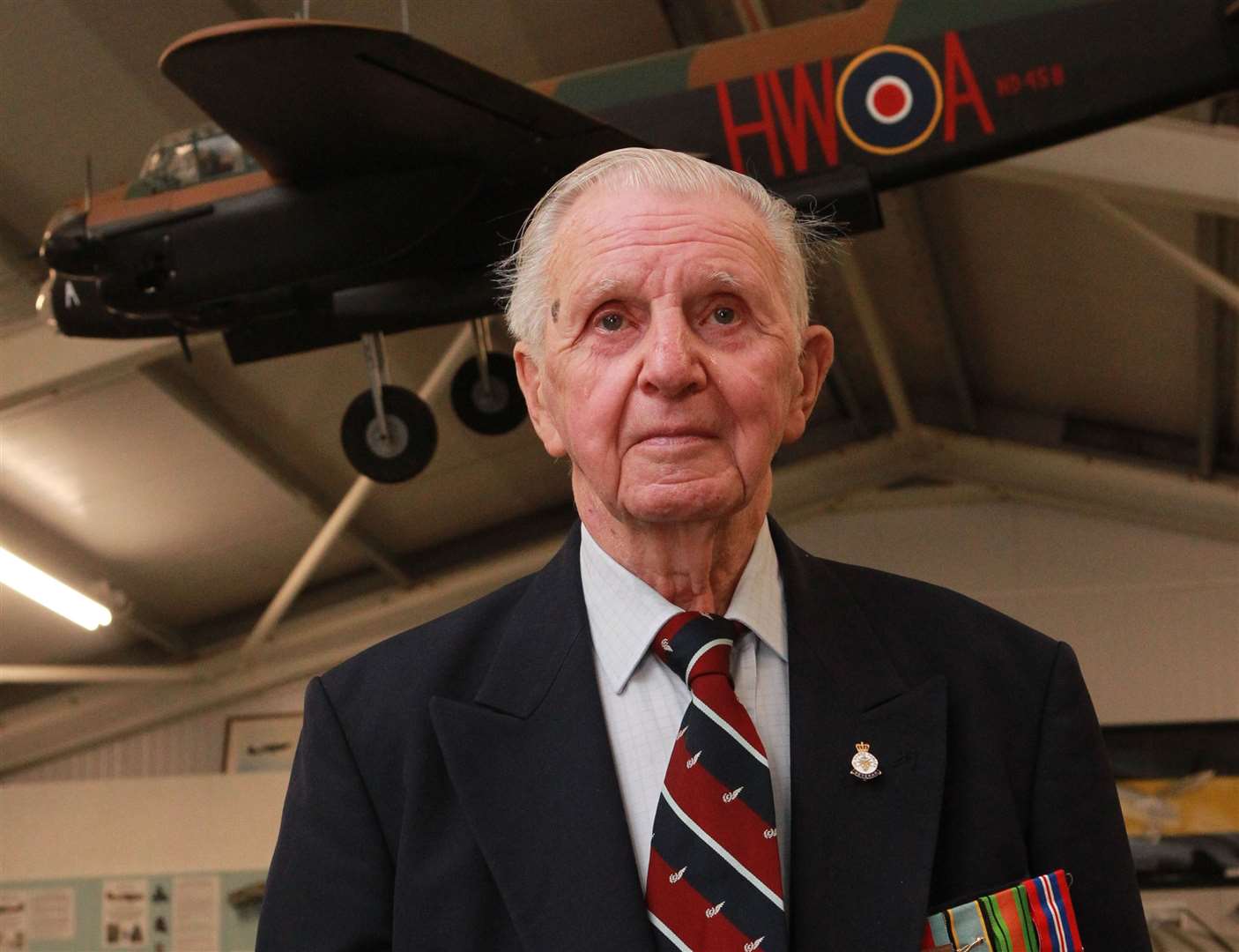 Dick Raymond returned to Lashenden Air Warfare Museum after 75 years