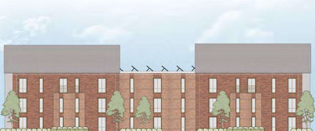 How the 80-bed care home near Westwood Cross could look. Picture: Clague