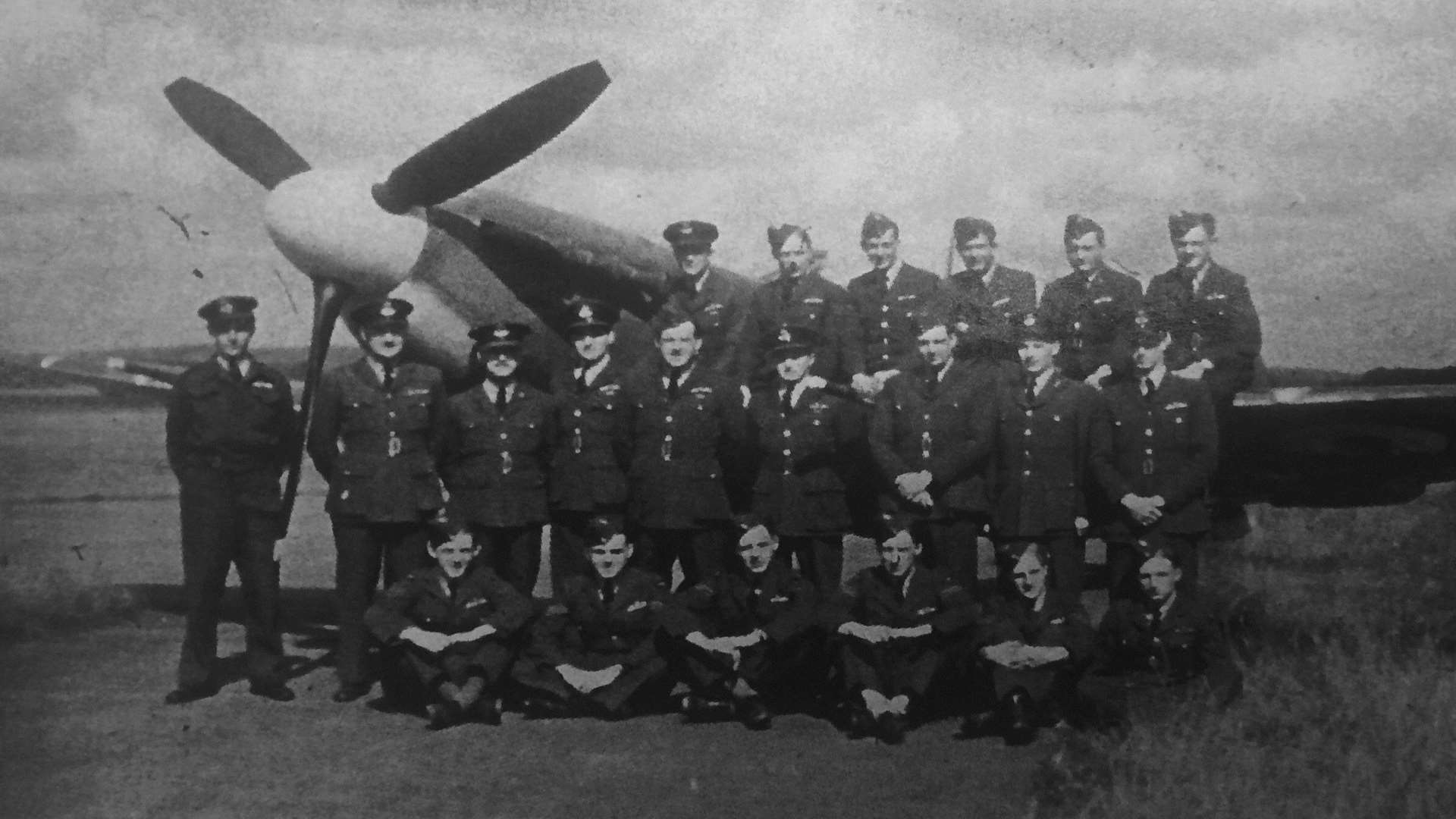 The men of 610 (County of Chester) Squadron Royal Auxiliary Air Force