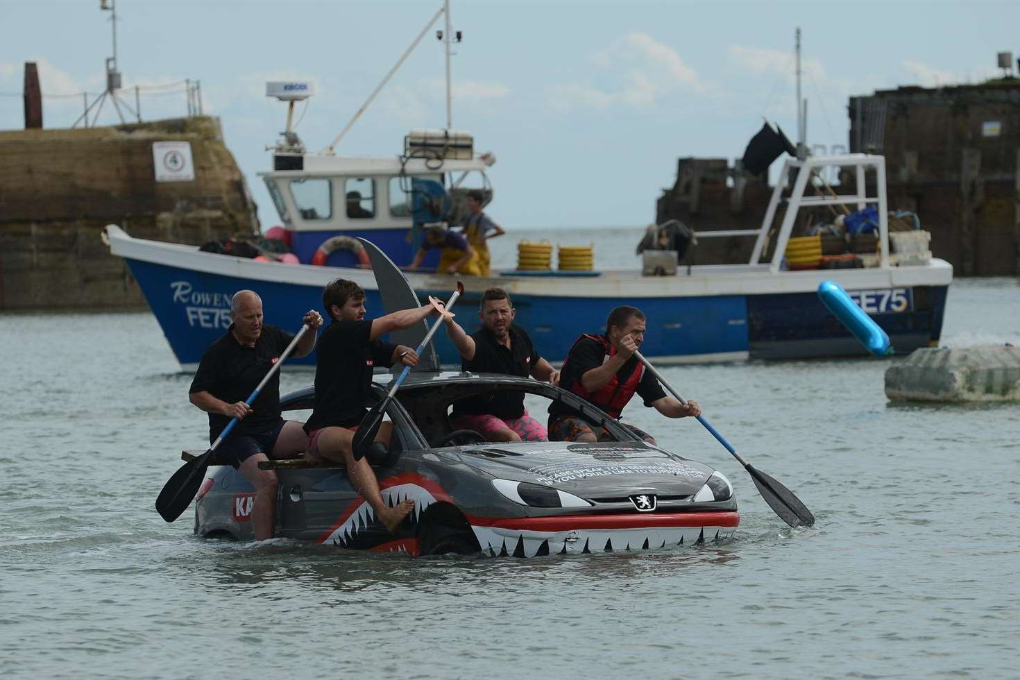 KAP Folkestone Raft Race team