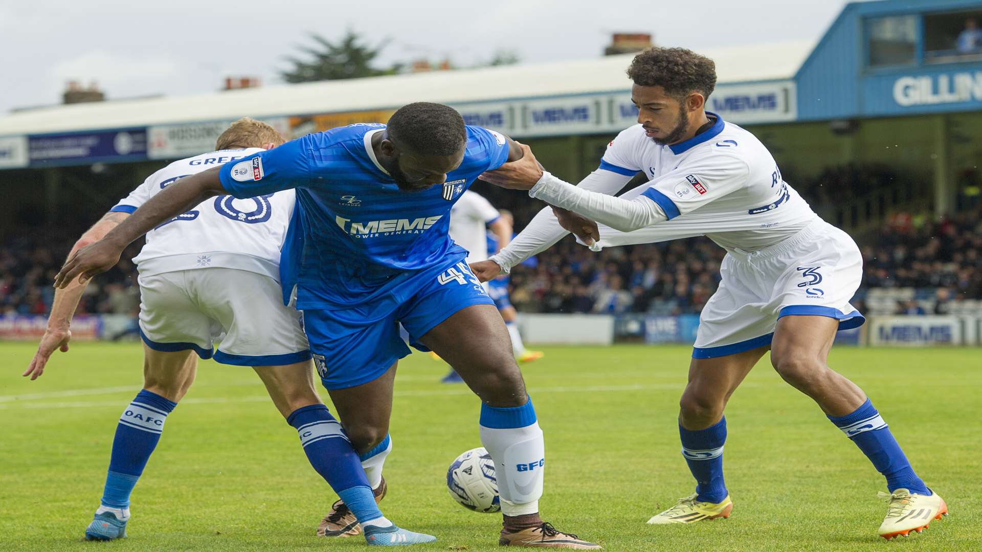 Frank Nouble started his first game under Justin Edinburgh on Saturday Picture: Andy Payton