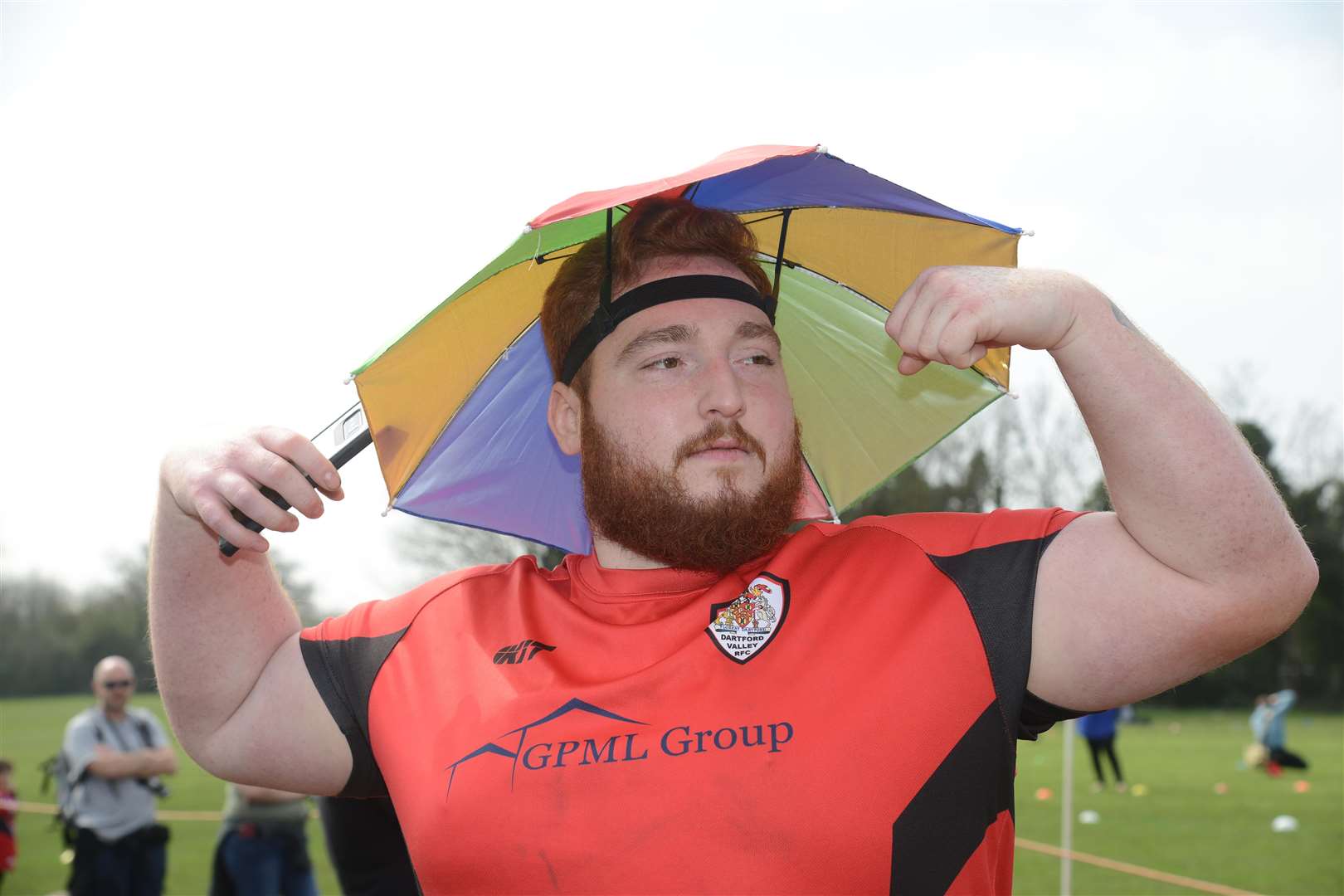 The community day was attended by all age groups, pictured is 1st XV player Danny Clive. Picture: Gary Browne (1494906)