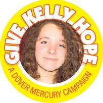 The Dover Mercury's campaign logo for Kelly.
